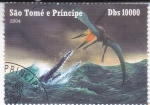 Stamps S�o Tom� and Pr�ncipe -  ANIMALES PREHISTÓRICOS