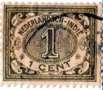 Sellos de Europa - Holanda -  1902 indias holandesas: cifras