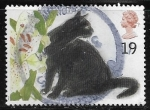Stamps United Kingdom -  Sophie (Felis silvestris catus)