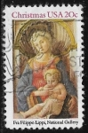 Stamps United States -  L Virgen y el Niño