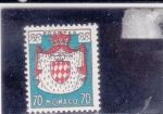 Stamps : Europe : Monaco :  Escudo de Armas
