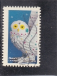 Stamps France -  NAVIDAD-BUHO