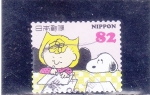 Stamps Japan -  SNOOPY  Y LUCY