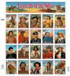 Stamps United States -  Leyendas del Oeste