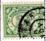 Stamps Netherlands -  1912 indias holandesas: cifras