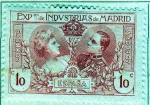 Stamps Spain -  Exposicion Industrial de Madrid