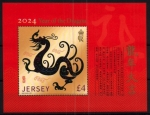 Stamps United Kingdom -  Año del Dragon