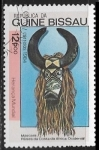 Stamps : Africa : Guinea_Bissau :  Mask (West-Africa)
