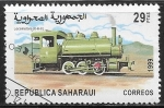 Sellos de Asia - Arabia Saudita -  Locomotora
