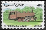 Sellos de Asia - Arabia Saudita -  Locomotora