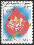 Stamps Saudi Arabia -  Flores - Miltonia mary stewart