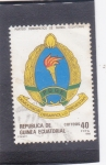Stamps : Africa : Equatorial_Guinea :  partido democratico Guinea Ecuatorial