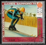 Stamps Yemen -  Juegos Olimpicos Sapporo 72