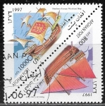 Stamps : Asia : Afghanistan :  Brcos -Hanseatic Cog and North European Dromon