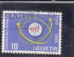 Stamps Switzerland -  centenario de las telecomunicaciones