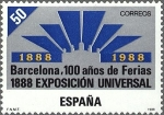 Stamps Spain -  2951 - I Centenario de la Exposición Universal de Barcelona