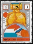 Stamps : Asia : United_Arab_Emirates :  Medallistas juegos olimpicos  Sapporo 72