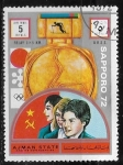 Sellos de Asia - Emiratos �rabes Unidos -  Medallistas juegos olimpicos  Sapporo 72 -USSR; Cross-Country 3 x 5 km 