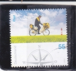Stamps Germany -  cartero en bicicleta