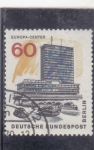 Sellos de Europa - Alemania -  edificio Europa Center-Berlín