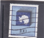 Stamps Germany -  Mapa de la Antártida