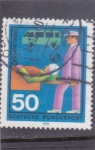 Sellos de Europa - Alemania -  asistente de ambulancia