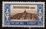 Stamps Netherlands Antilles -  Pro-juventud- Templo de Borobudur Java