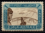 Stamps : America : Netherlands_Antilles :  Primer vuelo Java-Australia