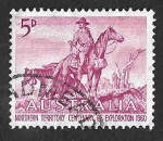 Stamps Australia -  336 - I Centenario de la Expedición a los Territorios del Norte