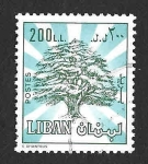 Stamps Lebanon -  500 - Cedro del Líbano