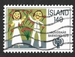 Stamps : Europe : Iceland :  519 - Año Internacional del Niño. Diseño infantil
