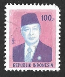Stamps Indonesia -  1086 - Presidente Suharto