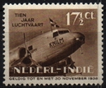Stamps : America : Netherlands_Antilles :  X aniv. Líneas aéreas Indias Holandesas
