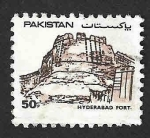 Stamps Pakistan -  617 - Fortaleza de Hyderabad