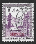 Stamps Pakistan -  O44 - VII Aniversario de la independencia