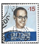 Sellos de Asia - Sri Lanka -  486 - XV Aniversario de la Muerte del Primer Ministro Bandaranaike
