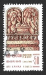 Stamps Sri Lanka -  695 - La Sagrada Familia