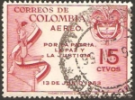 Sellos de America - Colombia -  por la patria, la paz y la justicia