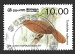 Stamps Sri Lanka -  838 - Cotorra de Ceilán