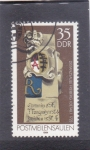 Stamps Germany -  Columna de distancia, Freiberg (1723)