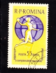 Stamps : Europe : Romania :  campeonato mundial de handbal Bucarest