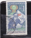 Stamps Czechoslovakia -  CAMPEONATO TENIS DE MESA
