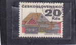 Stamps Czechoslovakia -  CASA  TIPICA
