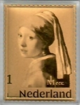 Stamps : Europe : Netherlands :  La joven de la perla