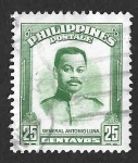 Sellos de Asia - Filipinas -  598 - General Antonio Luna