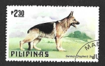 Stamps Philippines -  1429 - Pastor alemán