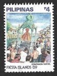 Sellos de Asia - Filipinas -  1990A - Isla Fiesta´89