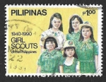Sellos de Asia - Filipinas -  2026 - L Aniversario de las Chicas Scout