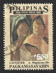 sello : Asia : Filipinas : 2044 - Semana de la Filatelia. Pintura