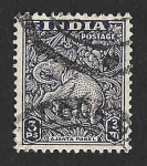 Stamps India -  207 - Fresco de Ajanta